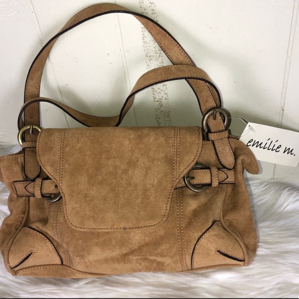 Emille M NWT FAUX Leather shoulder bag purse